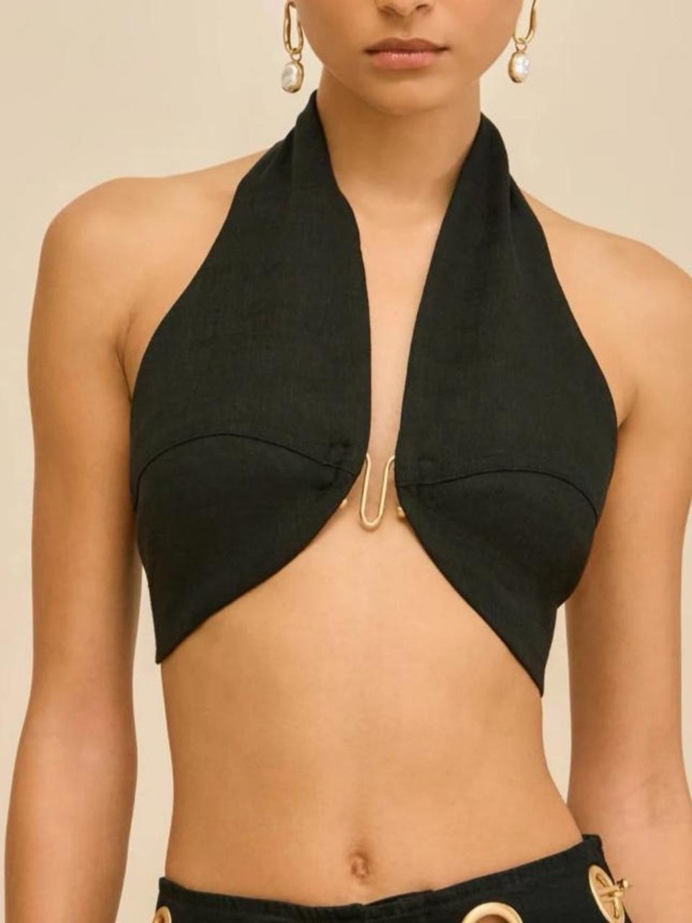Shop luna b: Halter crop top